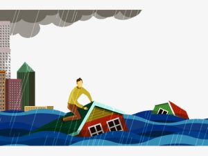 Decorative Illustrations Of People Who Need Help In Flood Disaster PNG Images,  People Clipart, Help Clipart, Decorative Illustration PNG Transparent Background - Pngtree.jpeg